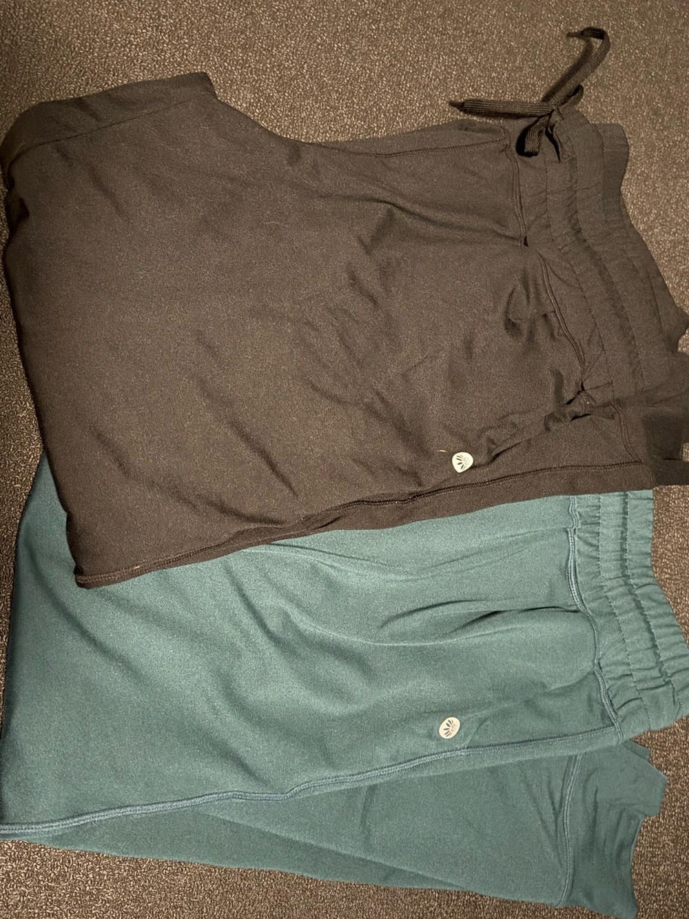 Senita Athletics Black and Pacific Joggers. Size medium